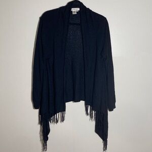 Coldwater Creek Lightweight Knit Open Cardigan